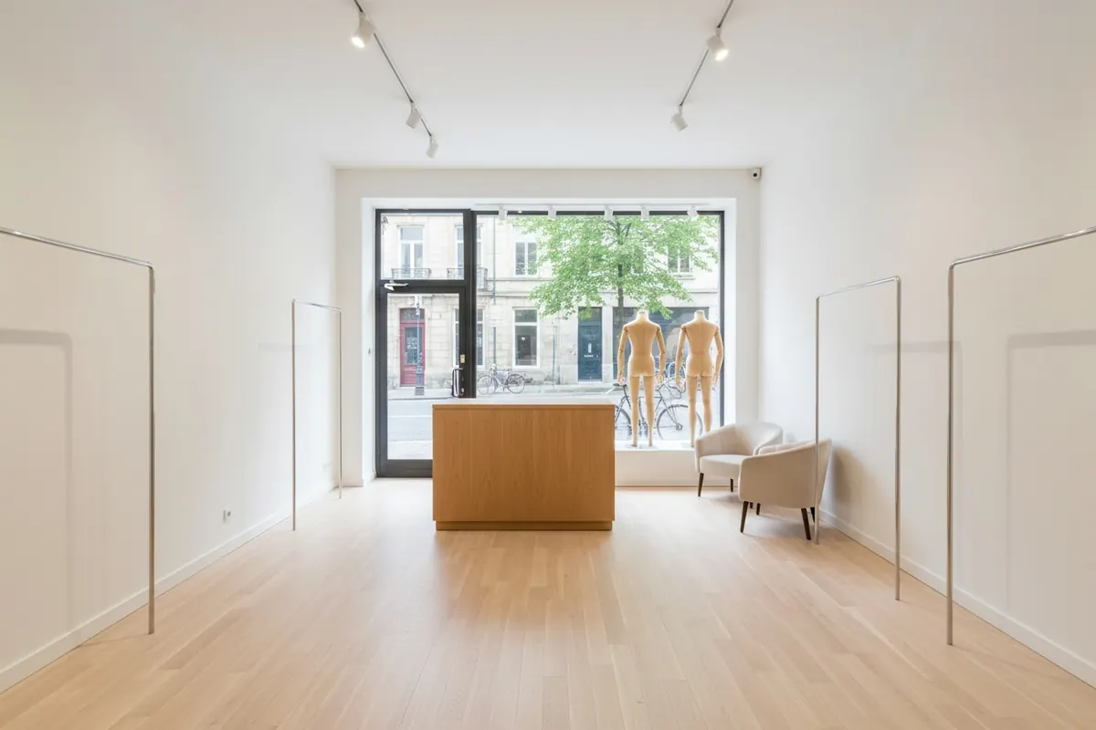 Boutique avant installation